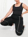 CZARNE LEGGINSY 7/8 (38)