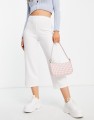 ŚMIETANKOWE SPODNIE HIGH WAIST (38)