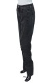 CZARNE MOM JEANS DZIURY (38)