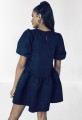 GRANATOWA SUKIENKA OVERSIZE (36)