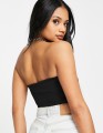 CZARNY PRĄŻKOWANY TOP (36)