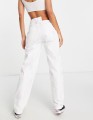 ŚMIETANKOWE JEANSY PRINT (W28)