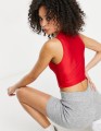 CZERWONY TOP BEZ RĘKAWÓW (40)