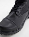 CZARNE SZNUROWANE BUTY (44)