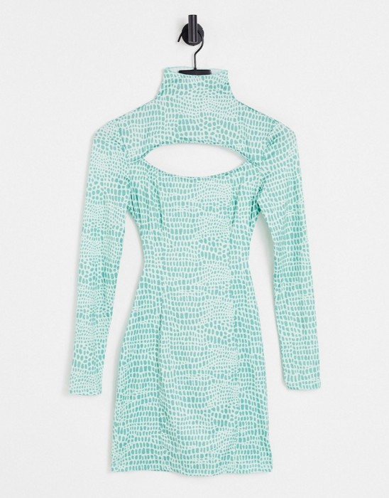 SUKIENKA MINI SNAKE PRINT (36)