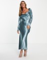 SATYNOWA MAXI SUKIENKA (40)