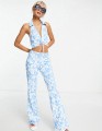 DWUKOLOROWY TOP PRINT (38)