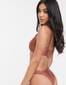 BRĄZOWE MONOKINI CUT OUT (40)