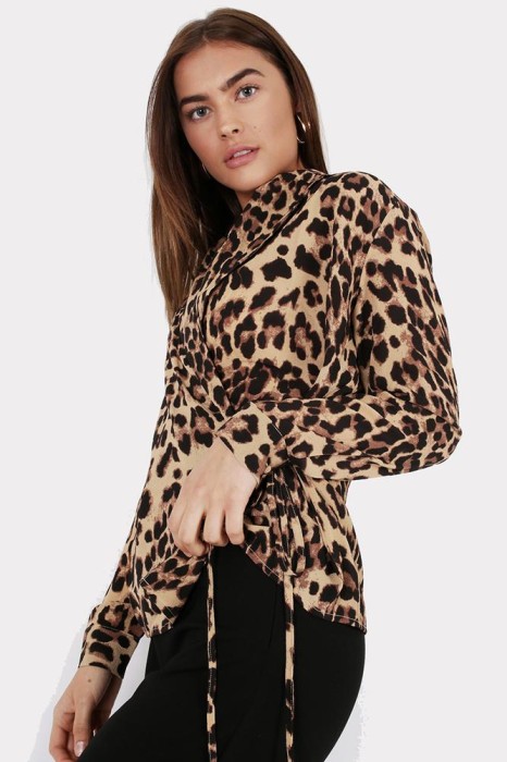 BLUZKA ANIMAL PRINT WIĄZANIE (36)