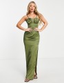 SATYNOWA MAXI SUKIENKA (36)