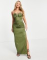 SATYNOWA MAXI SUKIENKA (36)