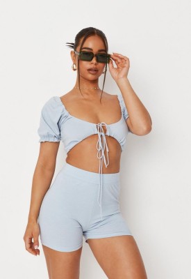 NIEBIESKI WIĄZANY TOP (44)