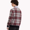 TRÓJKOLOROWY KRACIASTY SWETER (XL)