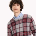 TRÓJKOLOROWY KRACIASTY SWETER (XL)