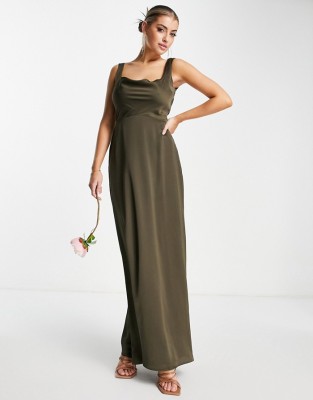 PROSTA MAXI SUKIENKA KHAKI (32)