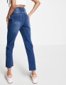 CIEMNONIEBIESKIE JEANSY 7/8 (38)