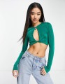 ZIELONY TOP CUT OUT (M)