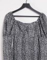 BIAŁA SUKIENKA MINI PRINT (36)