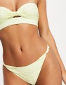 ŻÓŁTE TEKSTUROWANE FIGI BIKINI (44)