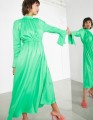 ZIELONA SUKIENKA MAXI OVERSIZE (38)