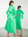 ZIELONA SUKIENKA MAXI OVERSIZE (38)