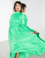 ZIELONA SUKIENKA MAXI OVERSIZE (38)