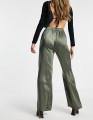 SATYNOWE SPODNIE KHAKI (M)