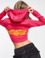KRÓTKI RÓŻOWY SWETER ZAMEK (44)