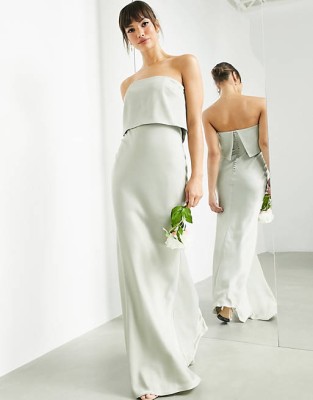 Szałwiowa sukienka maxi guziki (38)