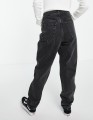 CZARNE MOM JEANS ZAMEK (W26L28)