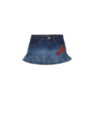 Niebieska spódnica jeans (3-6M)