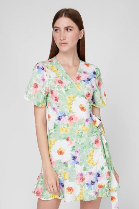 KOPERTOWA SUKIENKA PRINT (XS)