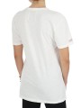 BIAŁY LUŹNY T-SHIRT LOGO (40)
