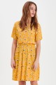ŻÓŁTA SUKIENKA FLORAL PRINT (M)