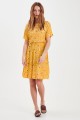 ŻÓŁTA SUKIENKA FLORAL PRINT (M)