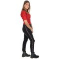 CZARNE JEANSY LAMPASY (W28)