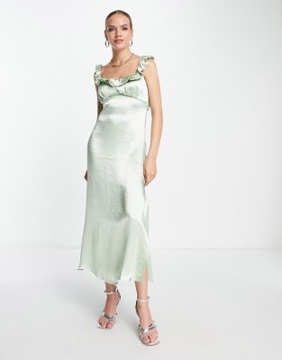 Sukienka satynowa midi (32)