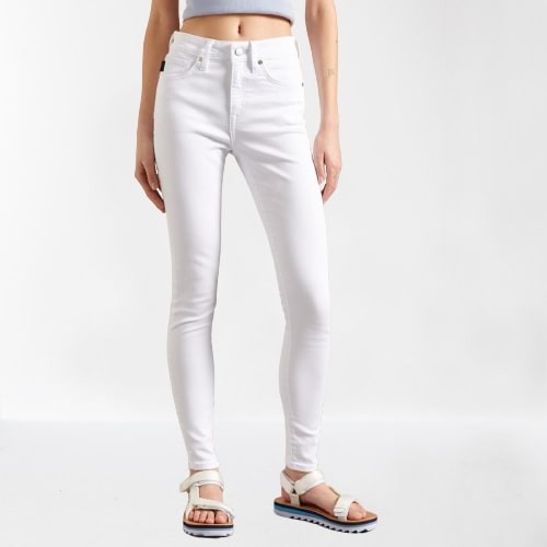 BIAŁE JEANSY RURKI (28)