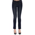 GRANATOWE JEANSY LOGO (W28L32)
