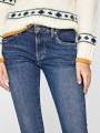 NIEBIESKIE PROSTE JEANSY (W24L32)