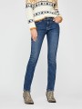NIEBIESKIE PROSTE JEANSY (W24L32)