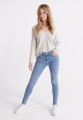 JASNONIEBIESKIE JEANSY RURKI (W26L32)