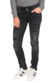 CZARNE JEANSY DZIURY (W27L32)