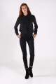 CZARNE JEANSY LAMPASY (W25L28)