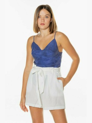 Niebieski top ramiączka (40)
