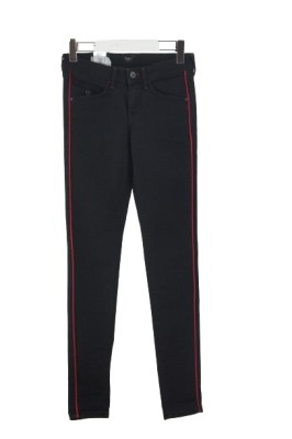 Czarne jeansy kieszenie (14L)
