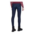 GRANATOWE JEANSY WYSOKI STAN (W24L30)