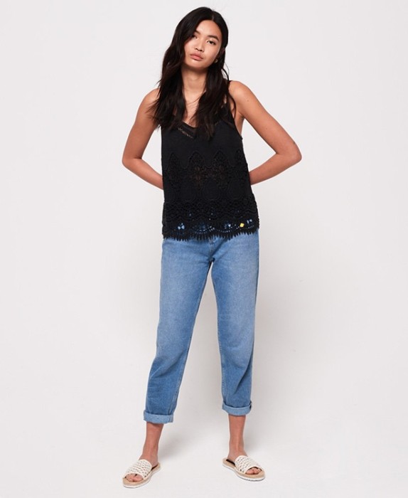 CZARNY TOP KORONKA (38)