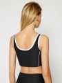 CZARNY TOP ZAMEK (XS)