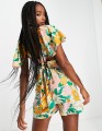 KOLOROWY KOMBINEZON FLORAL PRINT (36)